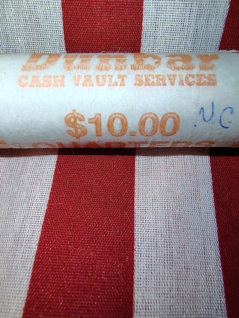 🇺🇸 Uncirculated Roll of '01 North Carolina 24k Gold Plated Quarters🇺🇸